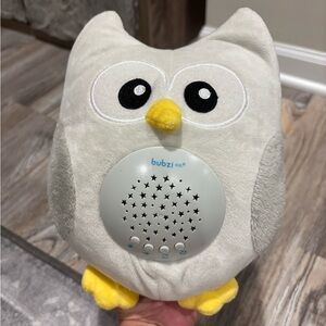 Bubzi Co Soothing Sleep Owl Stuffed Animal Sound Machine Light